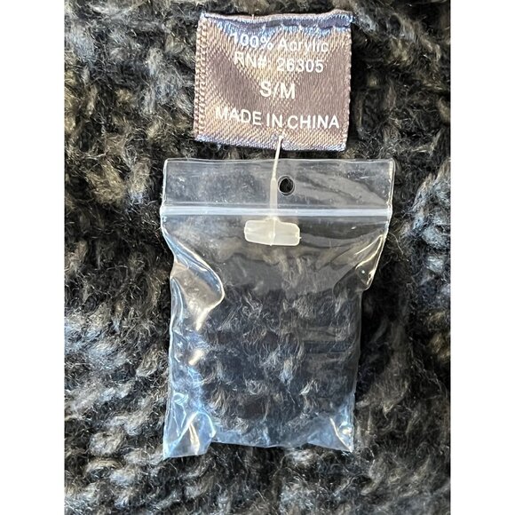 Calypso St. Barth Women Hand-3D Chunky Cable Knit Wool Blend Vest Pckts S/M Hood - Picture 7 of 16